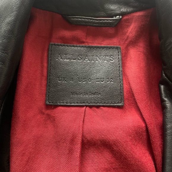 Allsaints biker jacket - Picture 2 of 2